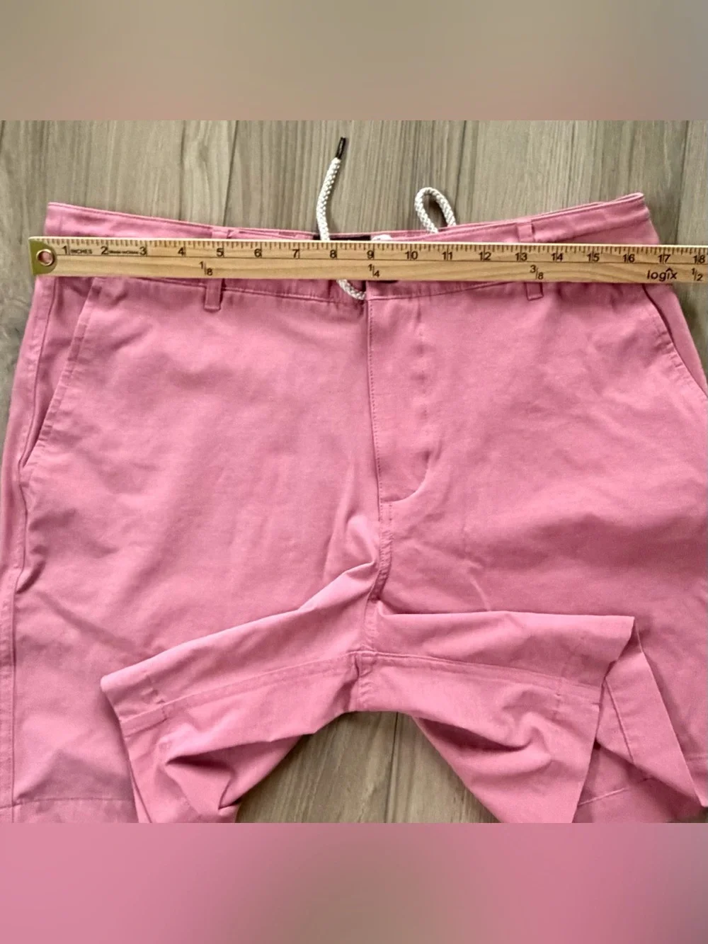 Faherty All Day Shorts Men's Casual Drawstring 7” Shorts - sz 32 Pink
